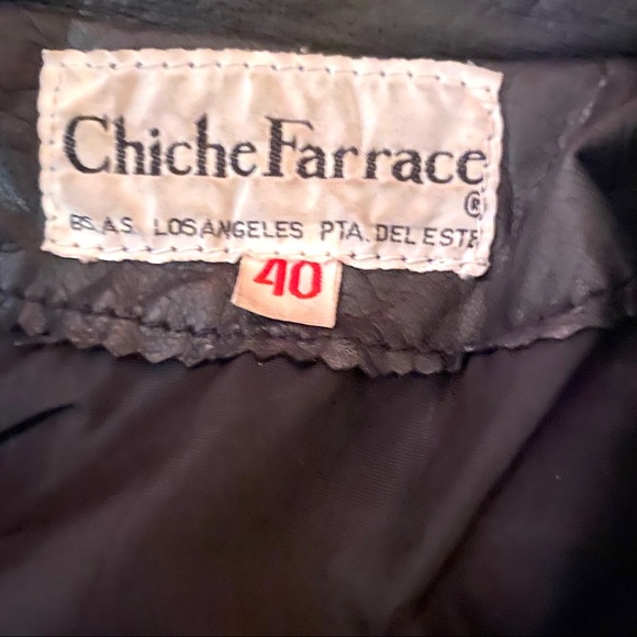 European size.Sharp looking black leather jacket. - Picture 5 of 5